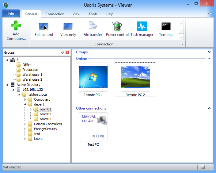 Remote Utilities Screenshot